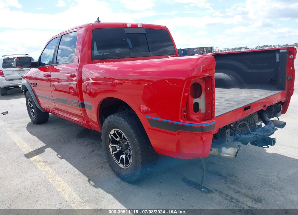 2016 RAM 1500 REBEL VIN: 1C6RR7YT6GS184371
