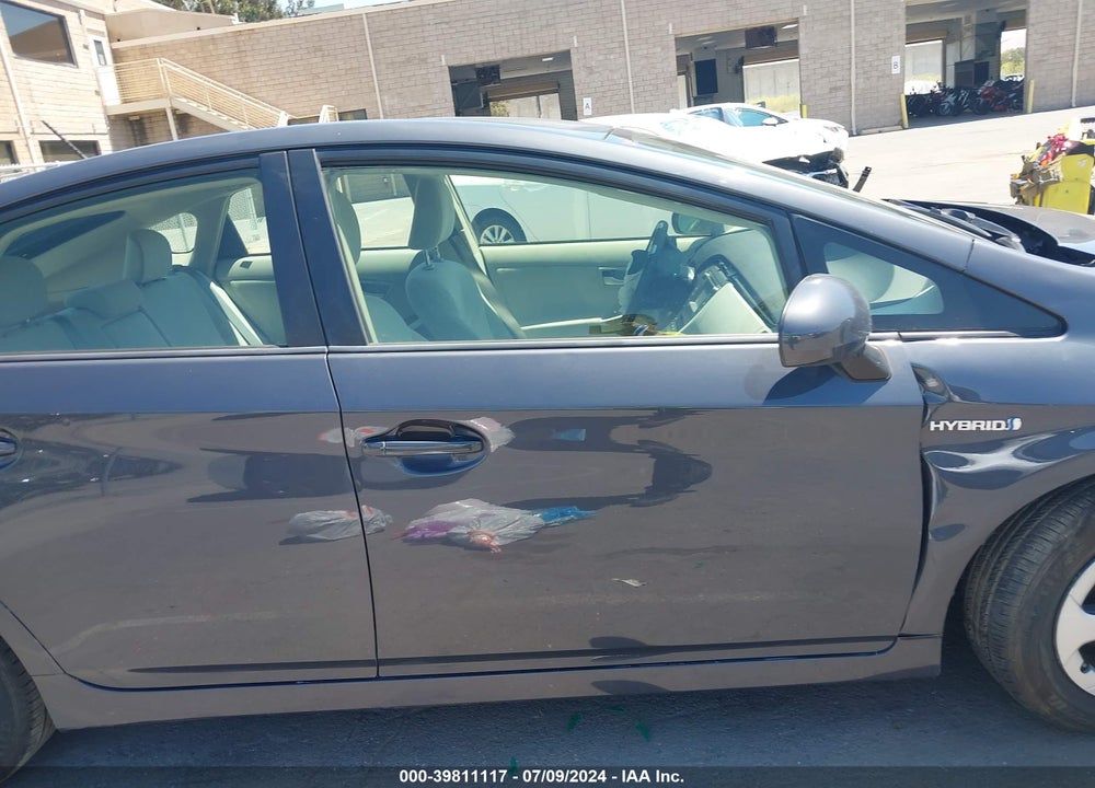 2012 TOYOTA PRIUS THREE VIN: JTDKN3DU2C5411268