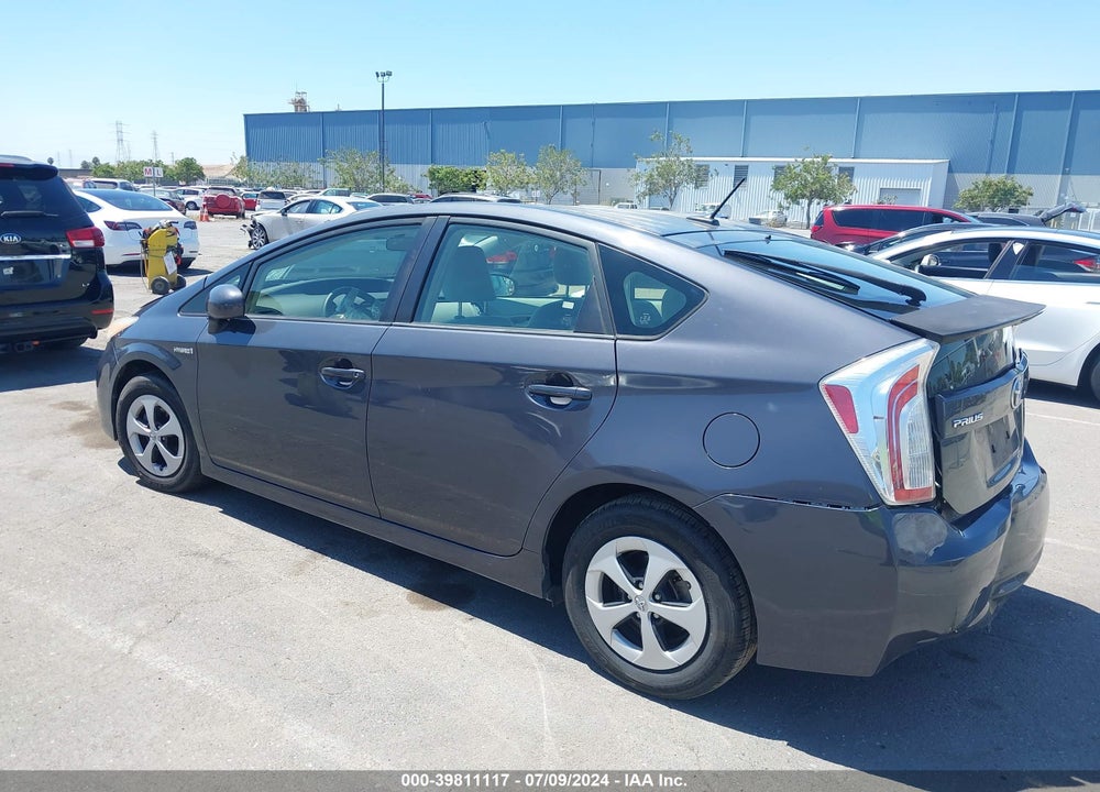 2012 TOYOTA PRIUS THREE VIN: JTDKN3DU2C5411268