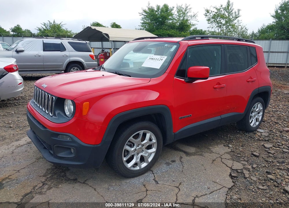 2017 JEEP RENEGADE LATITUDE FWD VIN: ZACCJABB4HPE96294