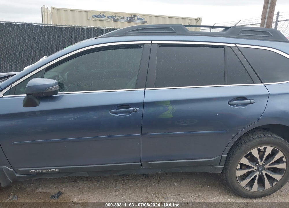2015 SUBARU OUTBACK 3.6R LIMITED VIN: 4S4BSELC9F3282499