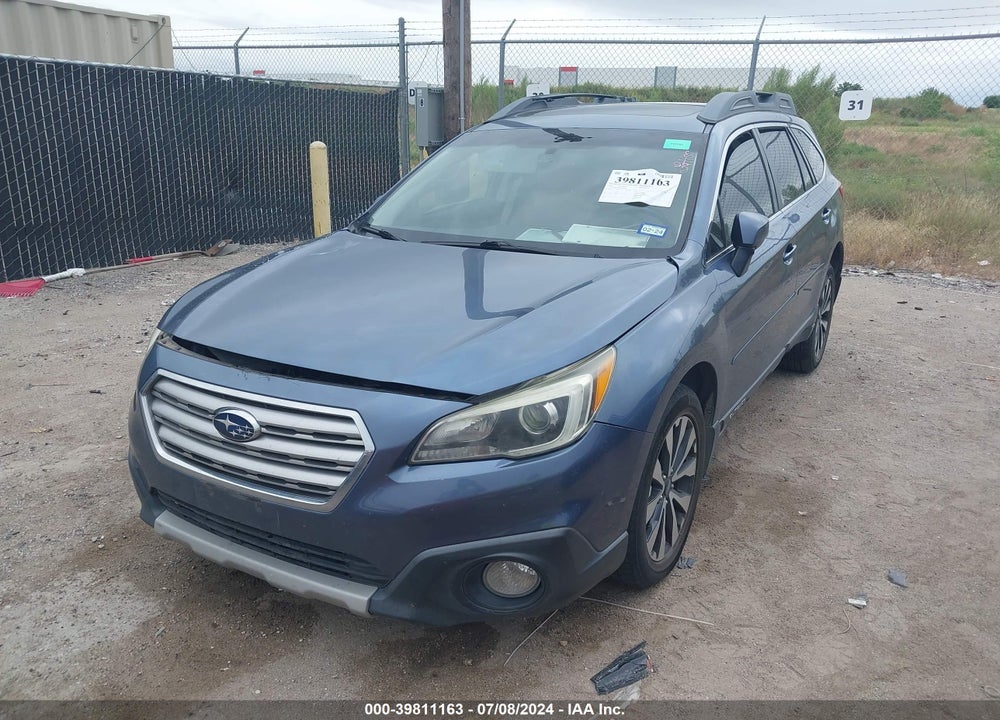 2015 SUBARU OUTBACK 3.6R LIMITED VIN: 4S4BSELC9F3282499