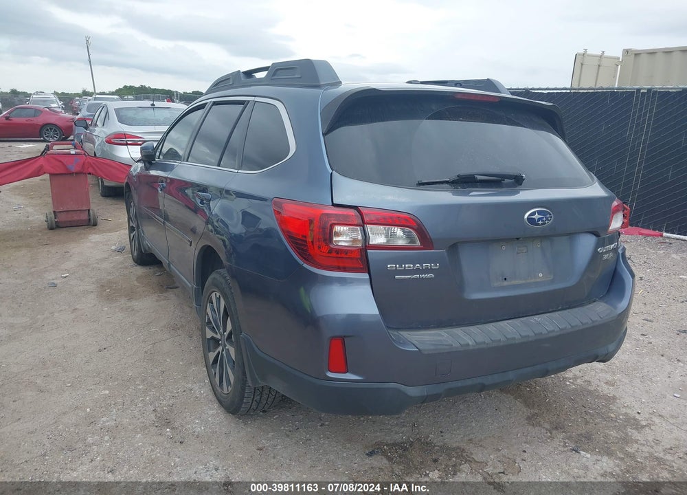 2015 SUBARU OUTBACK 3.6R LIMITED VIN: 4S4BSELC9F3282499