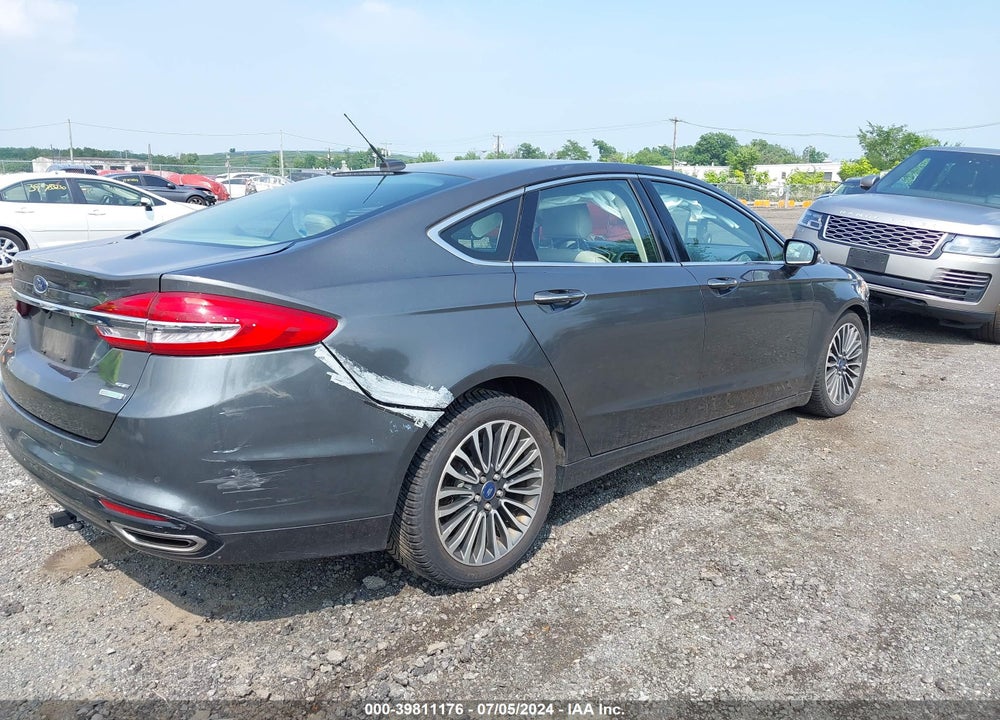 2017 FORD FUSION SE VIN: 3FA6P0H95HR165830