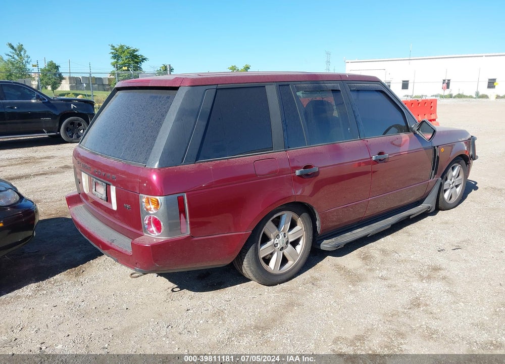 2004 LAND ROVER RANGE ROVER HSE VIN: SALME11464A153078