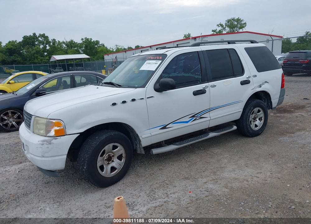 2002 FORD EXPLORER XLS VIN: 1FMZU72K22UD56900