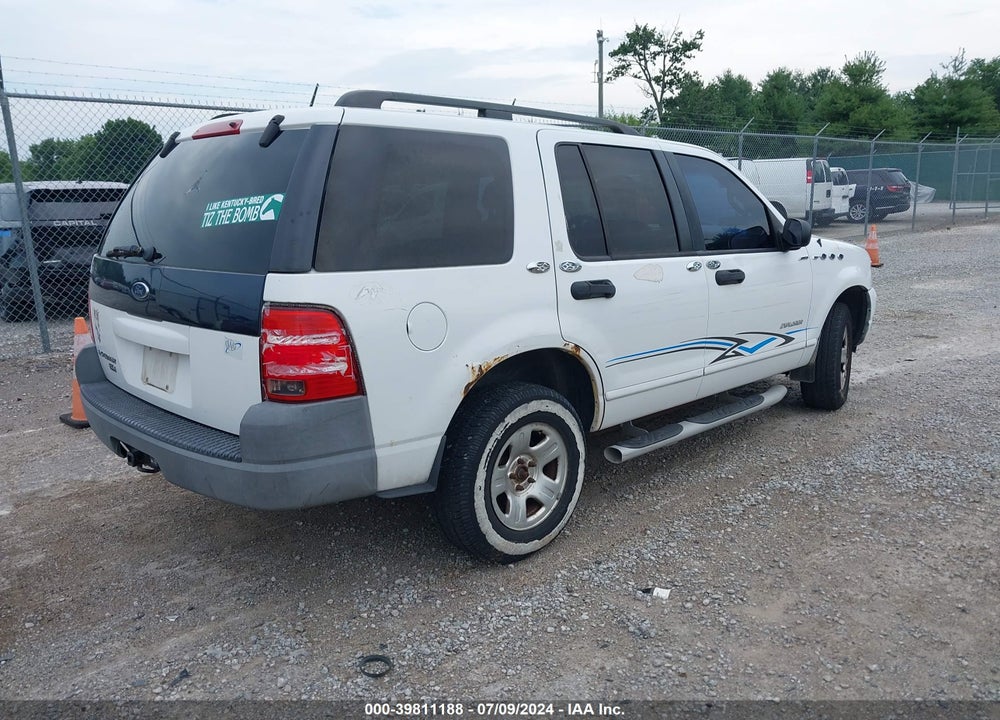 2002 FORD EXPLORER XLS VIN: 1FMZU72K22UD56900