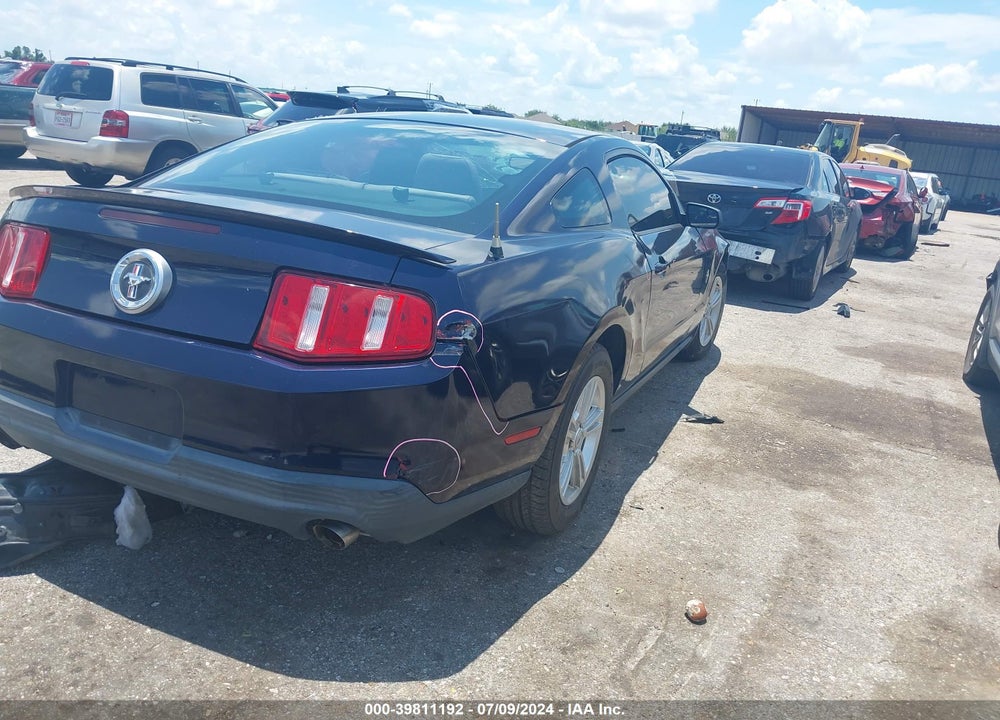 2011 FORD MUSTANG V6 VIN: 1ZVBP8AMXB5158756