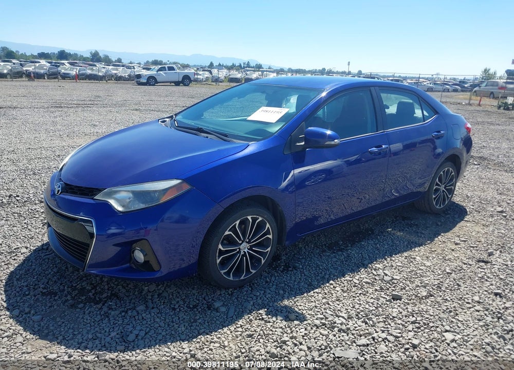 2015 TOYOTA COROLLA S PLUS VIN: 2T1BURHE1FC272766