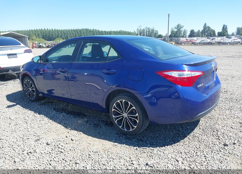 2015 TOYOTA COROLLA S PLUS VIN: 2T1BURHE1FC272766