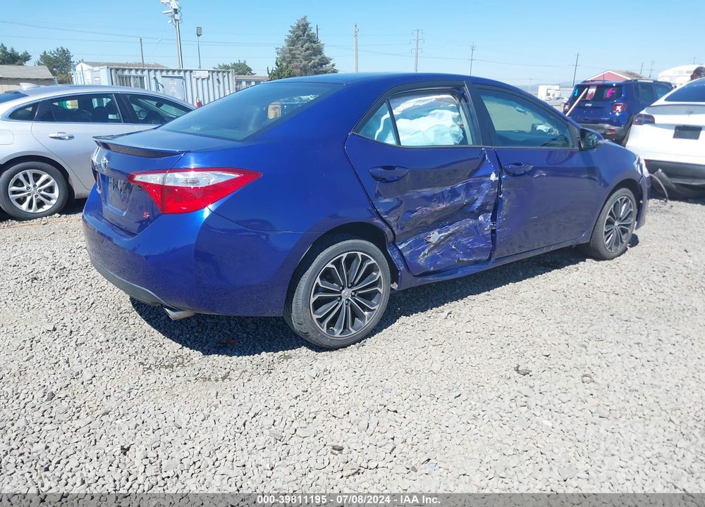 2015 TOYOTA COROLLA S PLUS VIN: 2T1BURHE1FC272766