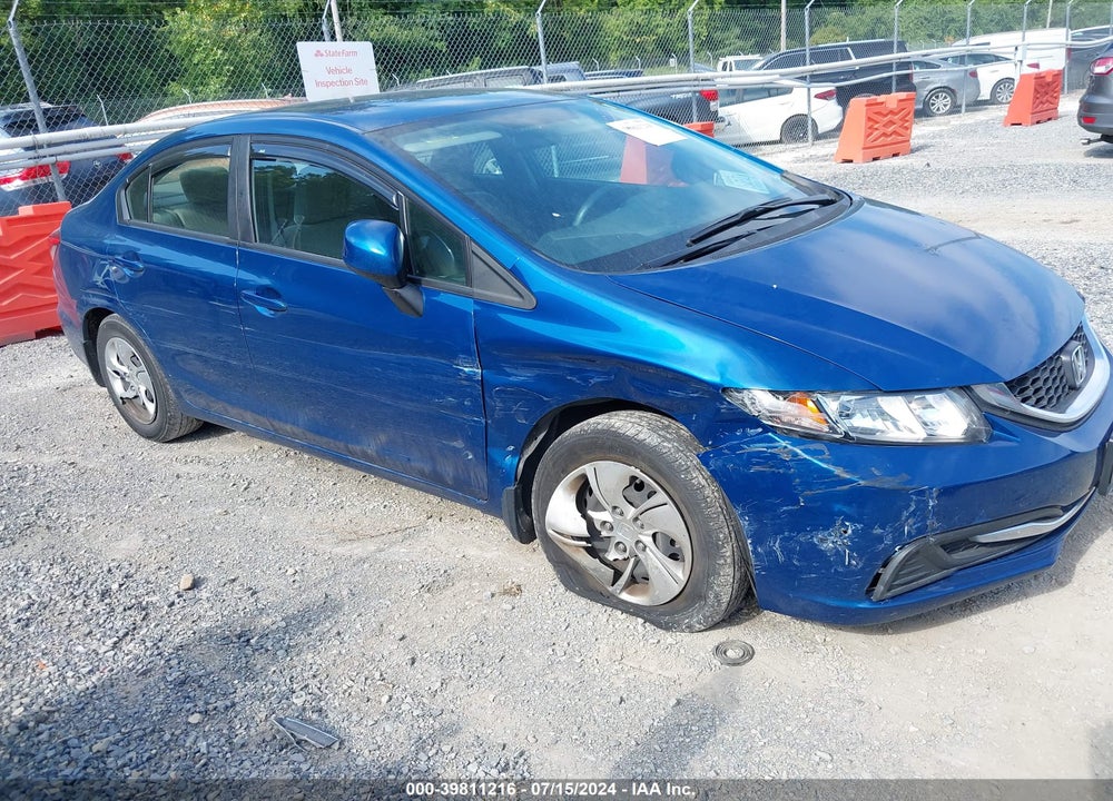 2013 HONDA CIVIC LX VIN: 2HGFB2F50DH566617