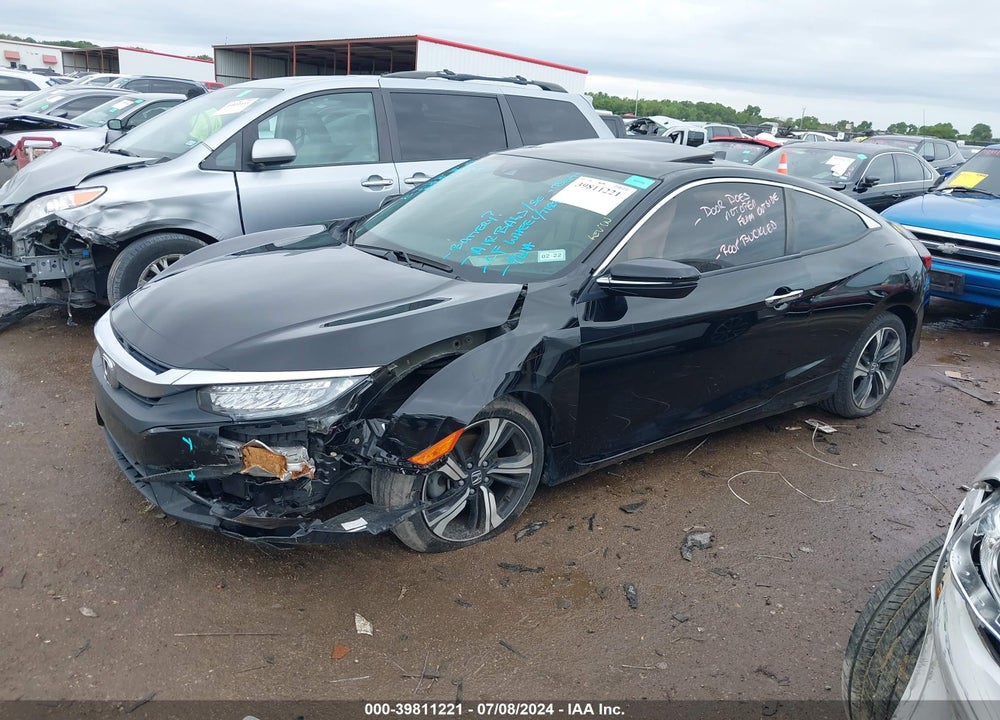 2016 HONDA CIVIC TOURING VIN: 2HGFC3B91GH356706