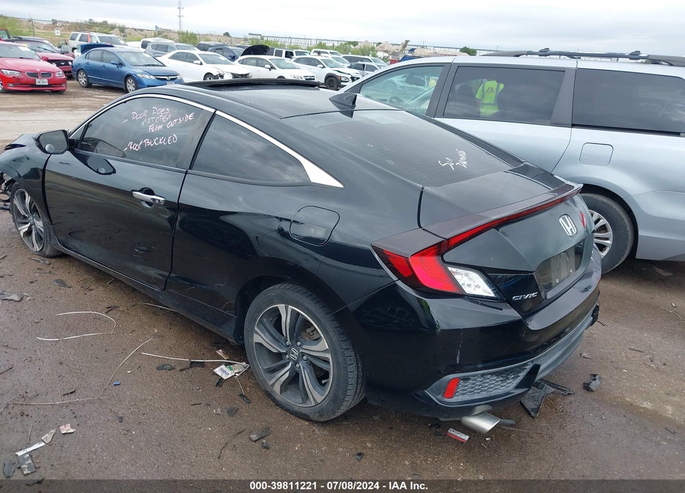 2016 HONDA CIVIC TOURING VIN: 2HGFC3B91GH356706