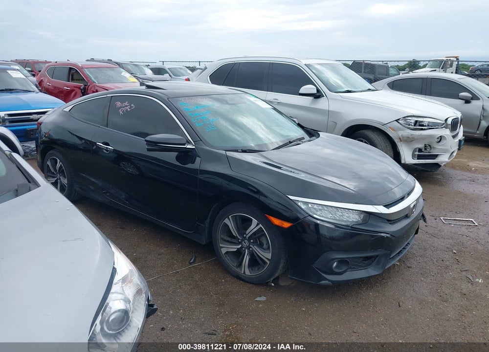 2016 HONDA CIVIC TOURING VIN: 2HGFC3B91GH356706