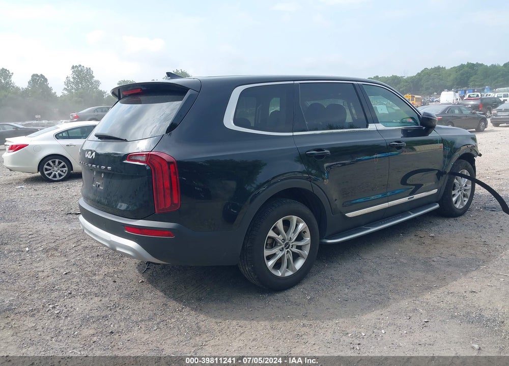 2022 KIA TELLURIDE LX VIN: 5XYP24HC9NG283708