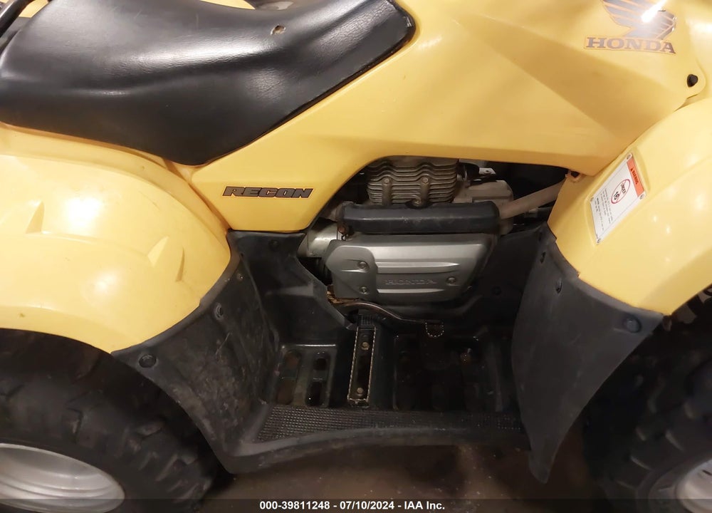 2005 HONDA TRX250 TM VIN: 1HFTE210754506021