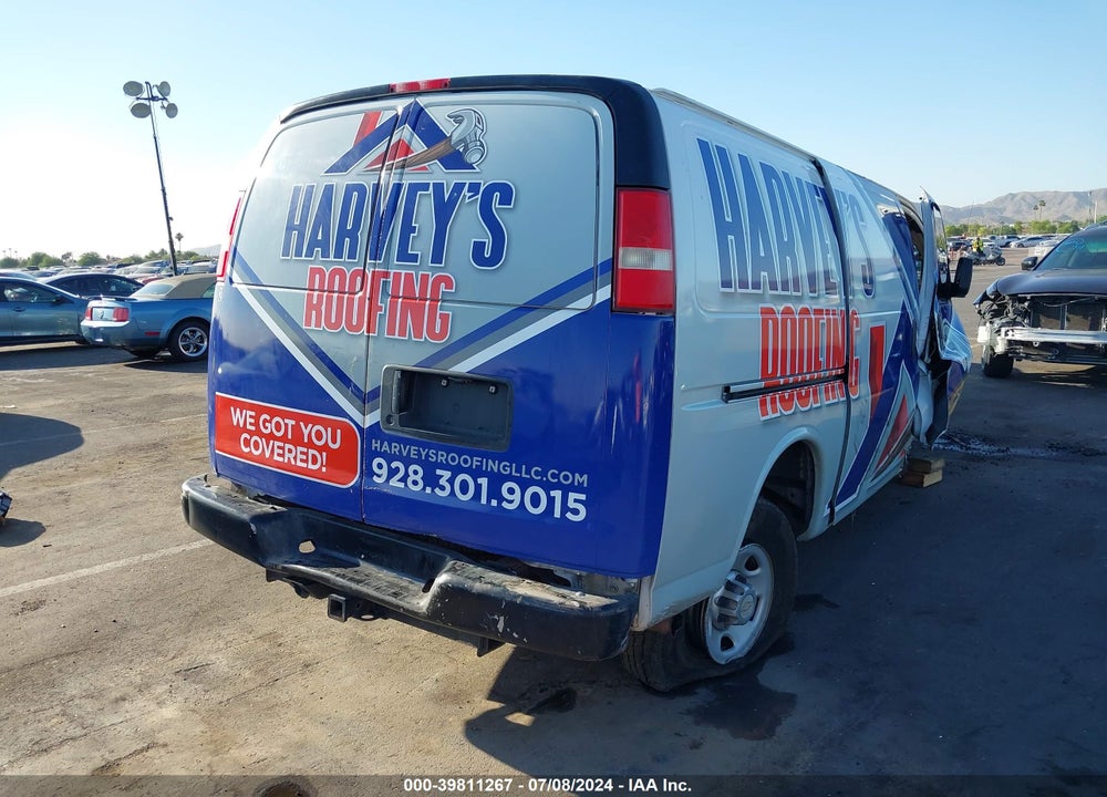 2011 CHEVROLET EXPRESS 3500 WORK VAN VIN: 1GCZGTBG6B1151937