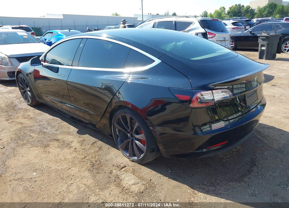 2020 TESLA MODEL 3 PERFORMANCE DUAL MOTOR ALL-WHEEL DRIVE VIN: 5YJ3E1EC4LF602803