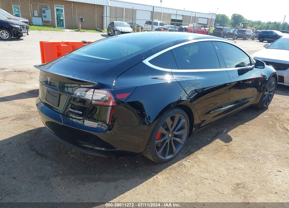 2020 TESLA MODEL 3 PERFORMANCE DUAL MOTOR ALL-WHEEL DRIVE VIN: 5YJ3E1EC4LF602803