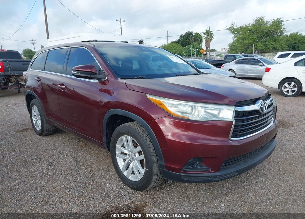 2015 TOYOTA HIGHLANDER LE VIN: 5TDZARFH2FS013294