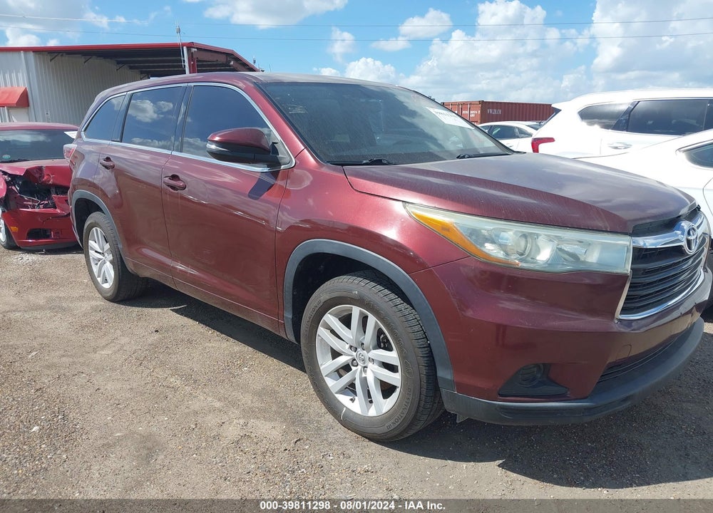 2015 TOYOTA HIGHLANDER LE VIN: 5TDZARFH2FS013294