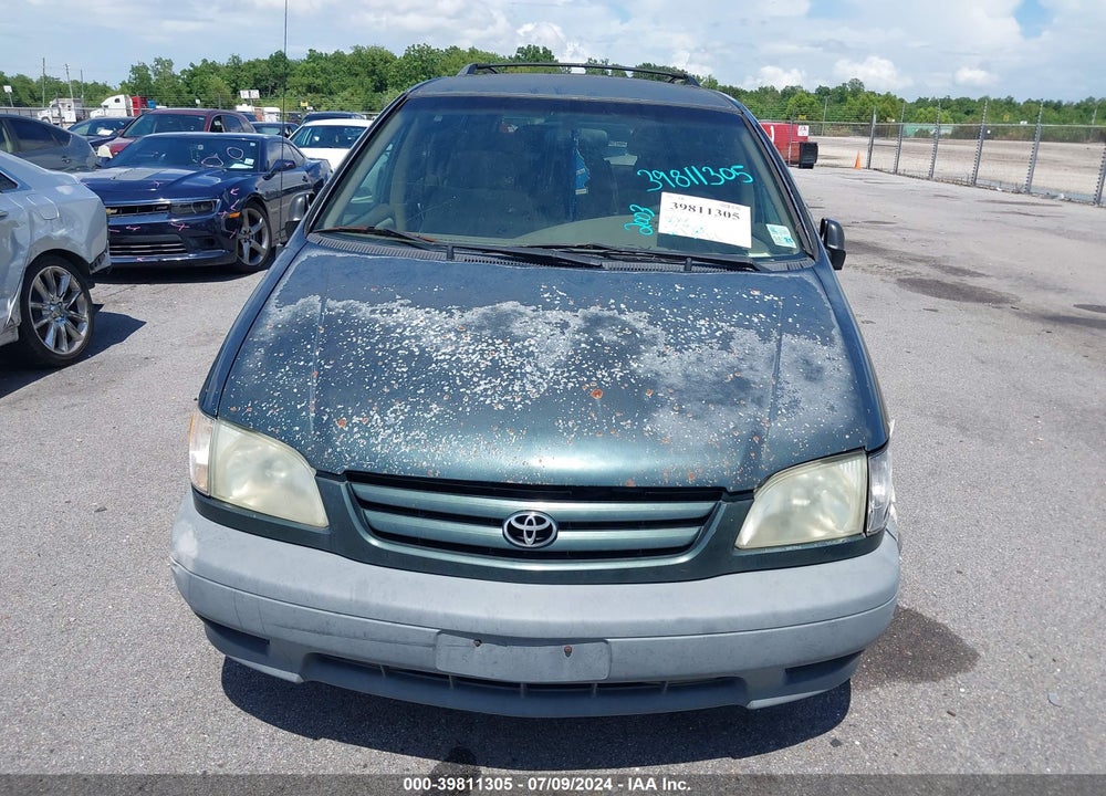 2003 TOYOTA SIENNA CE VIN: 4T3ZF19C33U512487