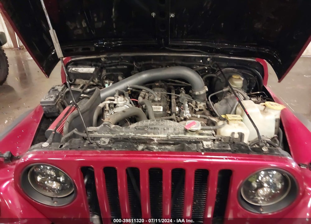 1997 JEEP WRANGLER SAHARA VIN: 1J4FY49S7VP496020