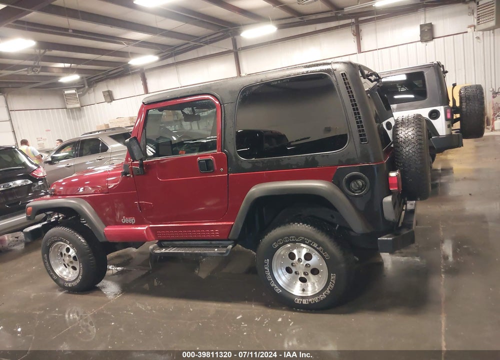 1997 JEEP WRANGLER SAHARA VIN: 1J4FY49S7VP496020