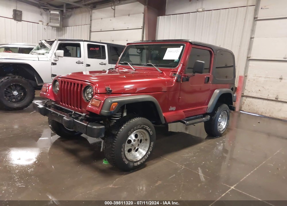 1997 JEEP WRANGLER SAHARA VIN: 1J4FY49S7VP496020