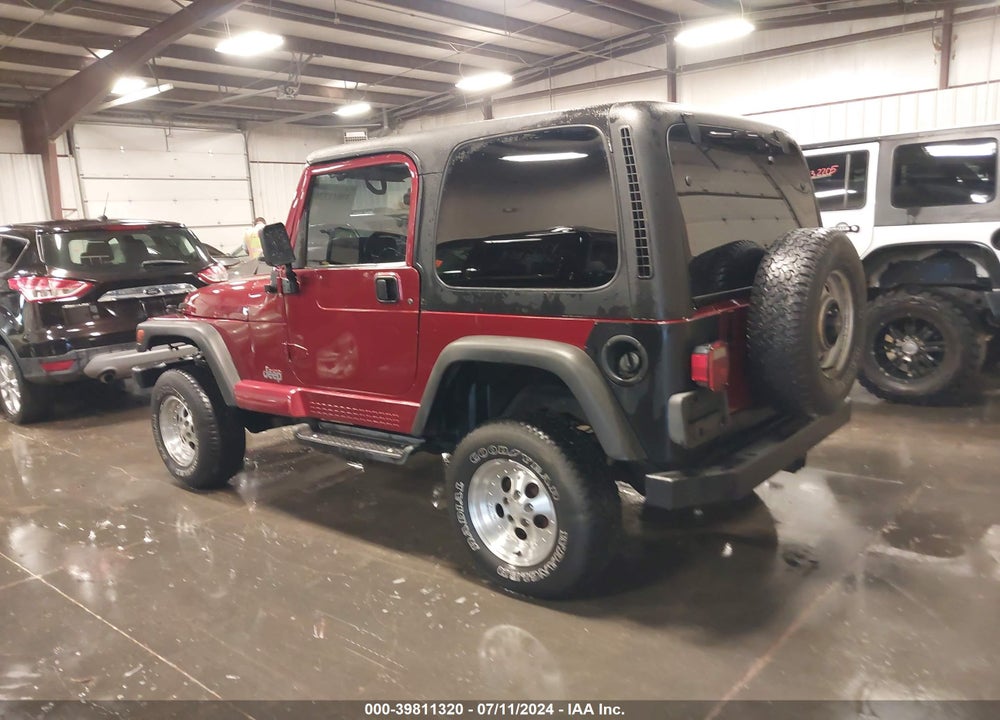 1997 JEEP WRANGLER SAHARA VIN: 1J4FY49S7VP496020