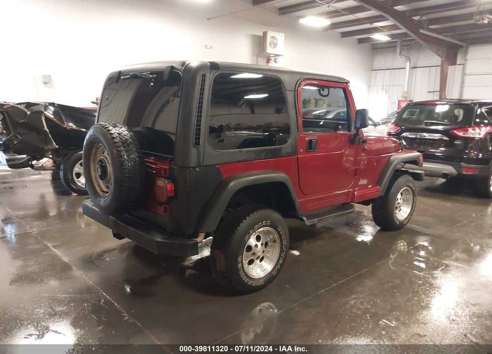 1997 JEEP WRANGLER SAHARA VIN: 1J4FY49S7VP496020