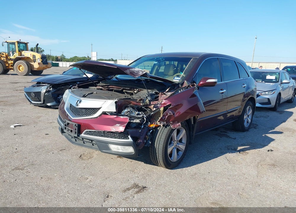 2013 ACURA MDX VIN: 2HNYD2H20DH506190