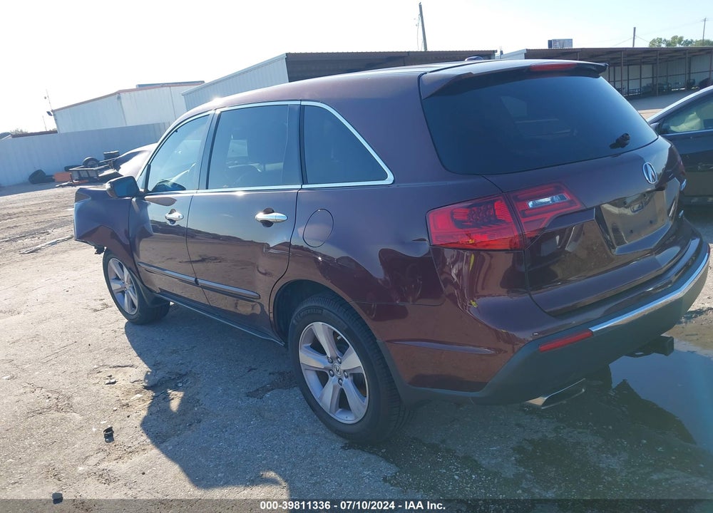 2013 ACURA MDX VIN: 2HNYD2H20DH506190