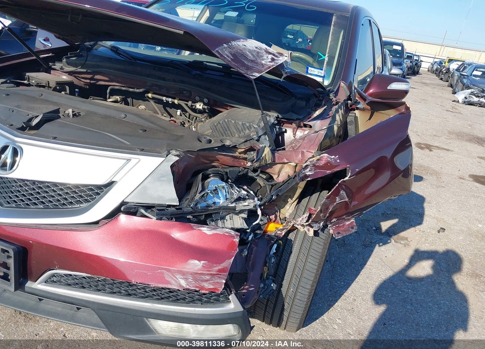 2013 ACURA MDX VIN: 2HNYD2H20DH506190