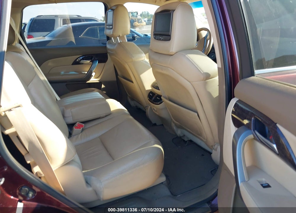 2013 ACURA MDX VIN: 2HNYD2H20DH506190