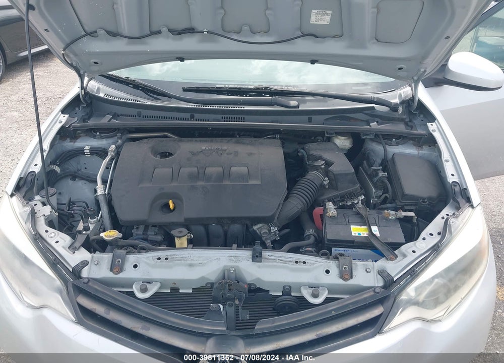 2014 TOYOTA COROLLA LE VIN: 2T1BURHE6EC207703