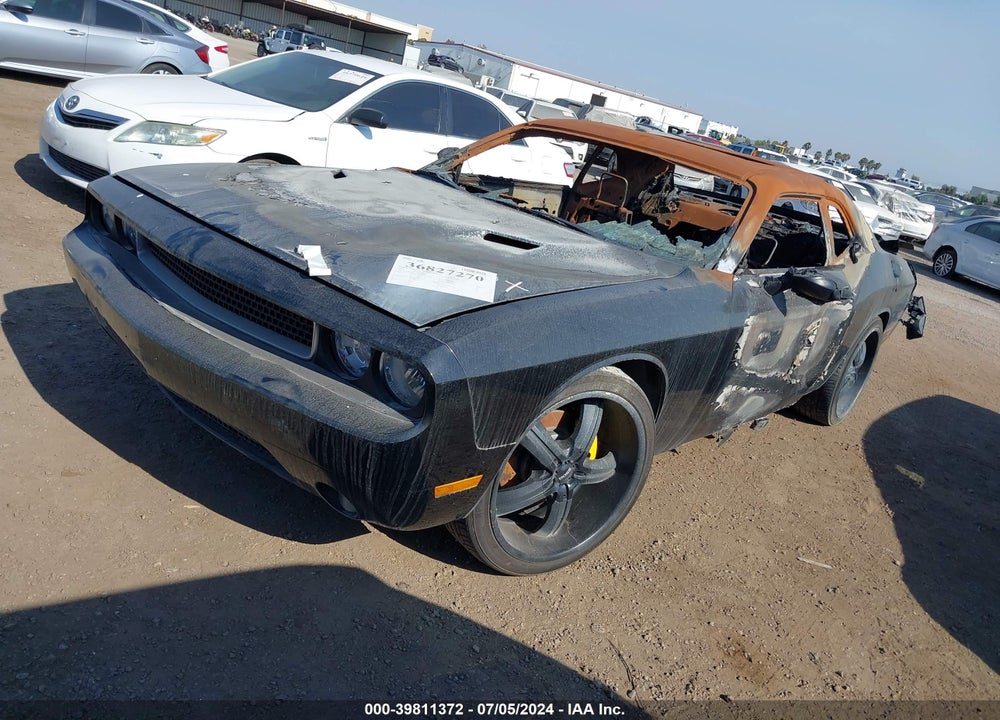 2012 DODGE CHALLENGER R/T VIN: 2C3CDYBT7CH105551