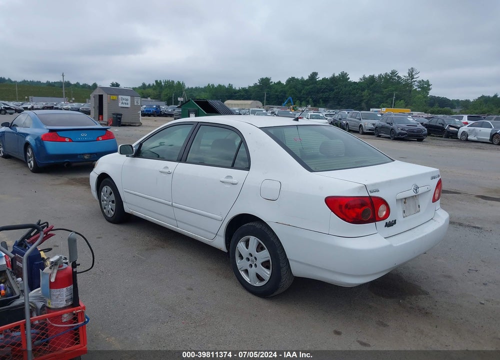 2006 TOYOTA COROLLA LE VIN: 2T1BR32E36C595210