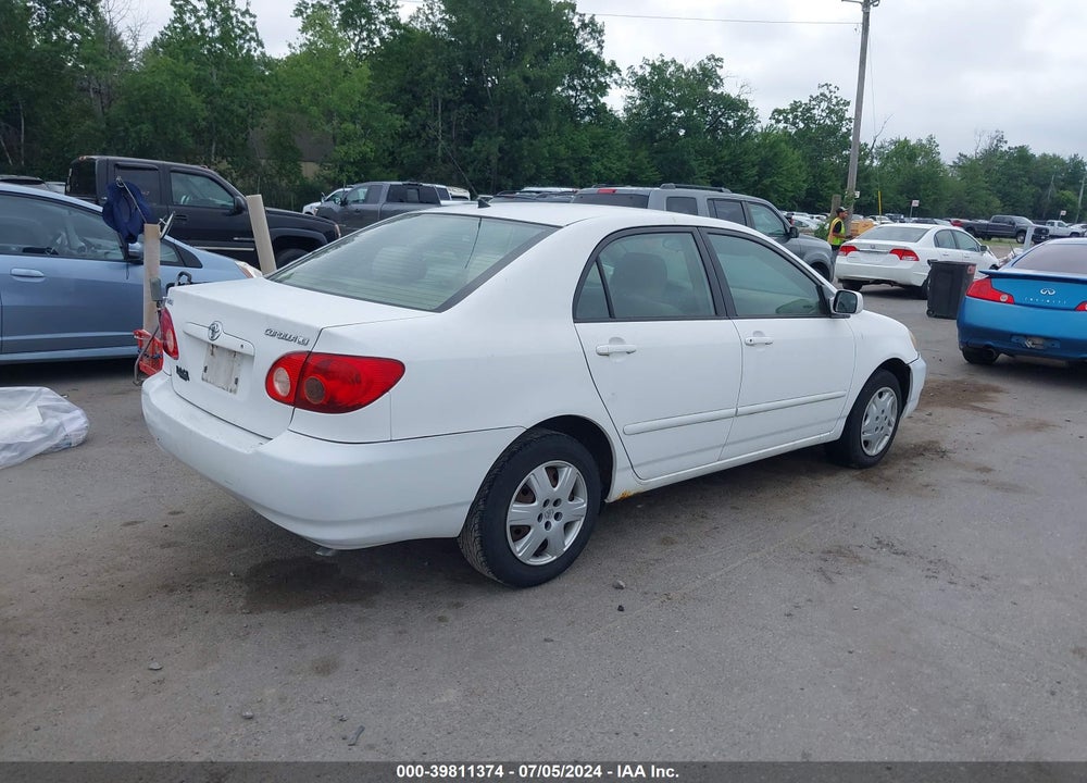 2006 TOYOTA COROLLA LE VIN: 2T1BR32E36C595210