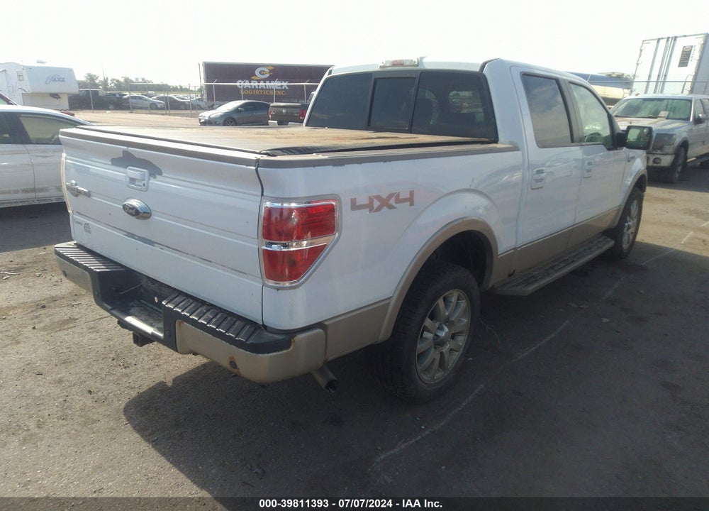 2009 FORD F-150 FX4/KING RANCH/LARIAT/PLATINUM/XL/XLT VIN: 1FTPW14V79KC54606