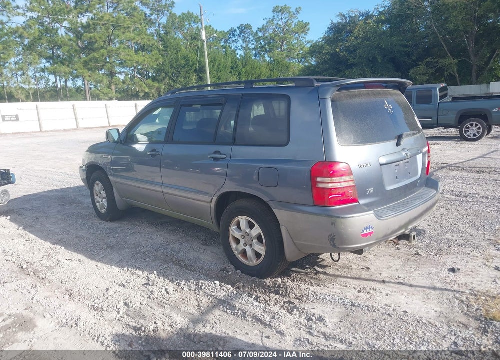 2003 TOYOTA HIGHLANDER LIMITED V6 VIN: JTEGF21A930072508