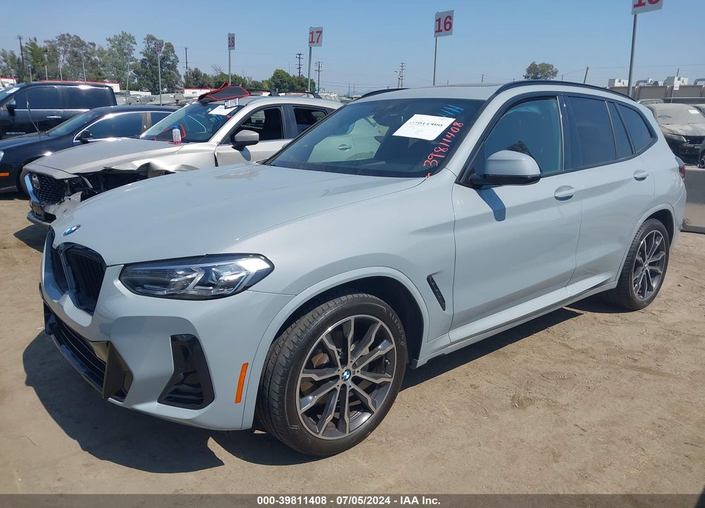 2022 BMW X3 SDRIVE30I VIN: 5UX43DP08N9L58230