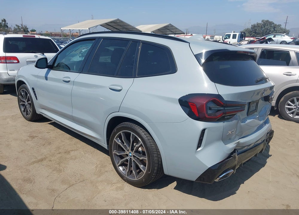 2022 BMW X3 SDRIVE30I VIN: 5UX43DP08N9L58230
