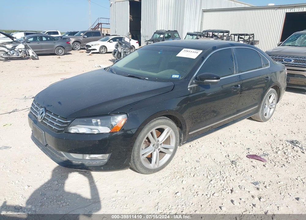 2013 VOLKSWAGEN PASSAT VIN: 1VWBN7A34DC132255
