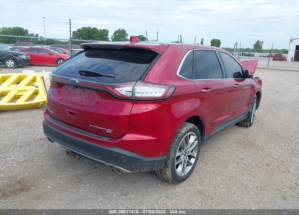 2016 FORD EDGE VIN: 2FMPK4K85GBB17967