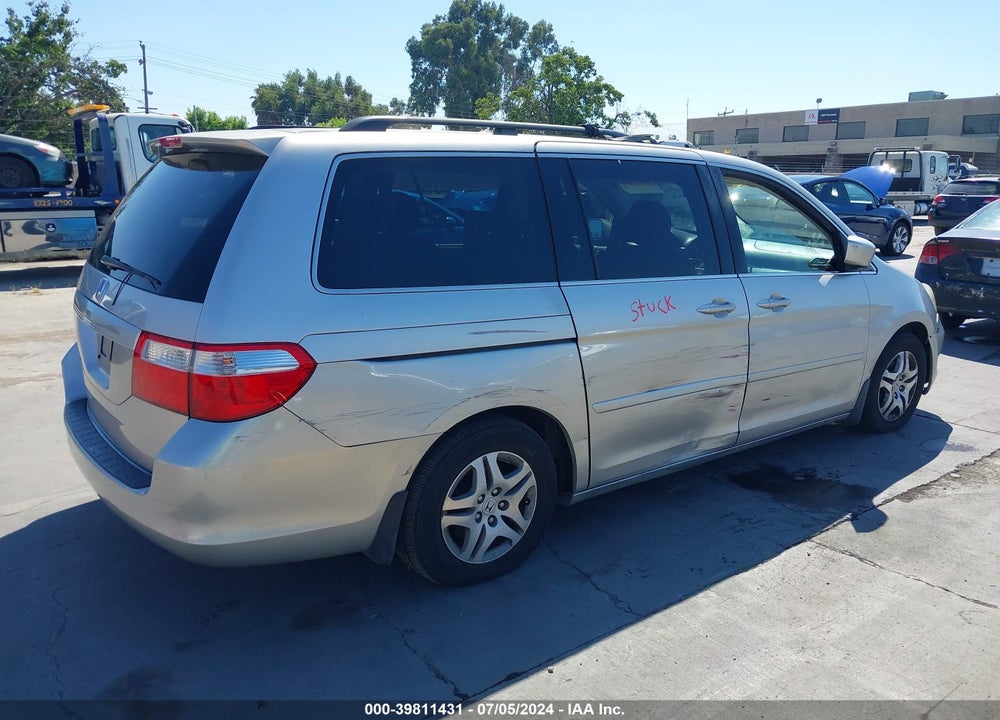 2007 HONDA ODYSSEY EX VIN: 5FNRL38437B420015