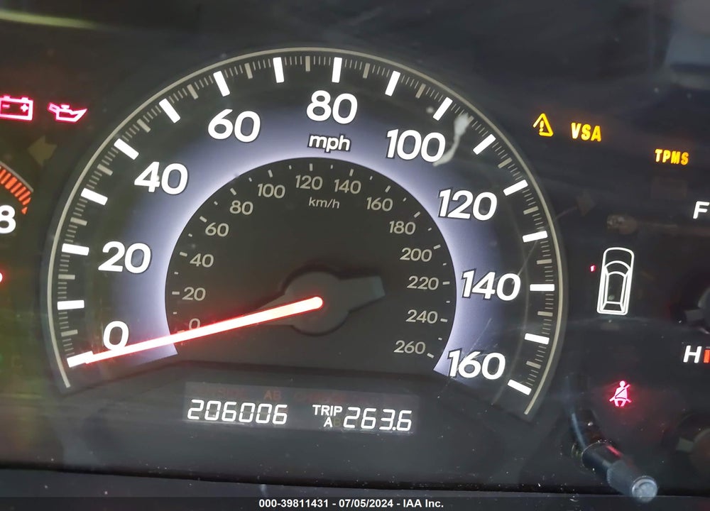 2007 HONDA ODYSSEY EX VIN: 5FNRL38437B420015