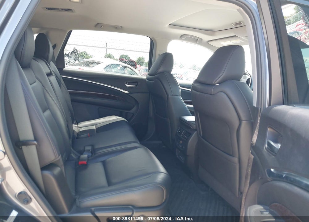 2017 ACURA MDX TECHNOLOGY PACKAGE VIN: 5FRYD4H54HB006748