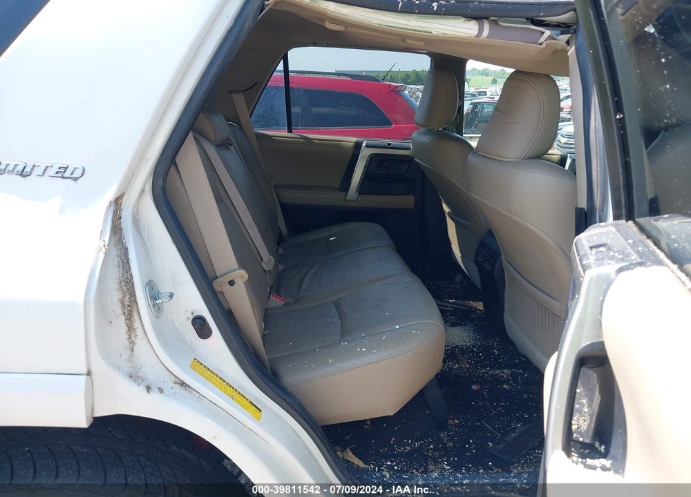 2013 TOYOTA 4RUNNER LIMITED VIN: JTEBU5JR0D5115273